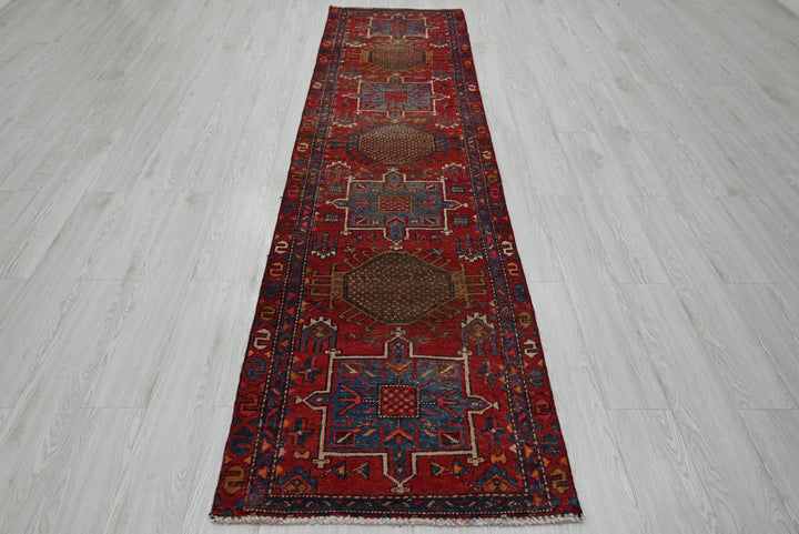 red Runner rug 2' 5" x 10' 1"