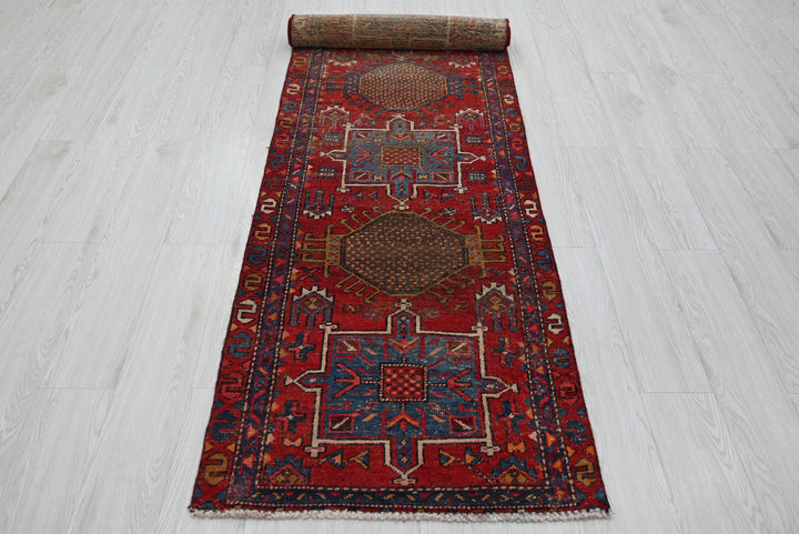 red Runner rug 2' 5" x 10' 1"