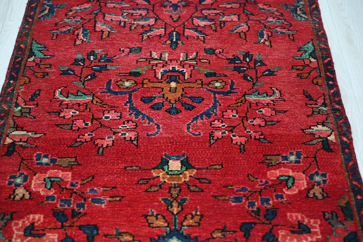 red Runner rug 2' 9" x 9' 10"