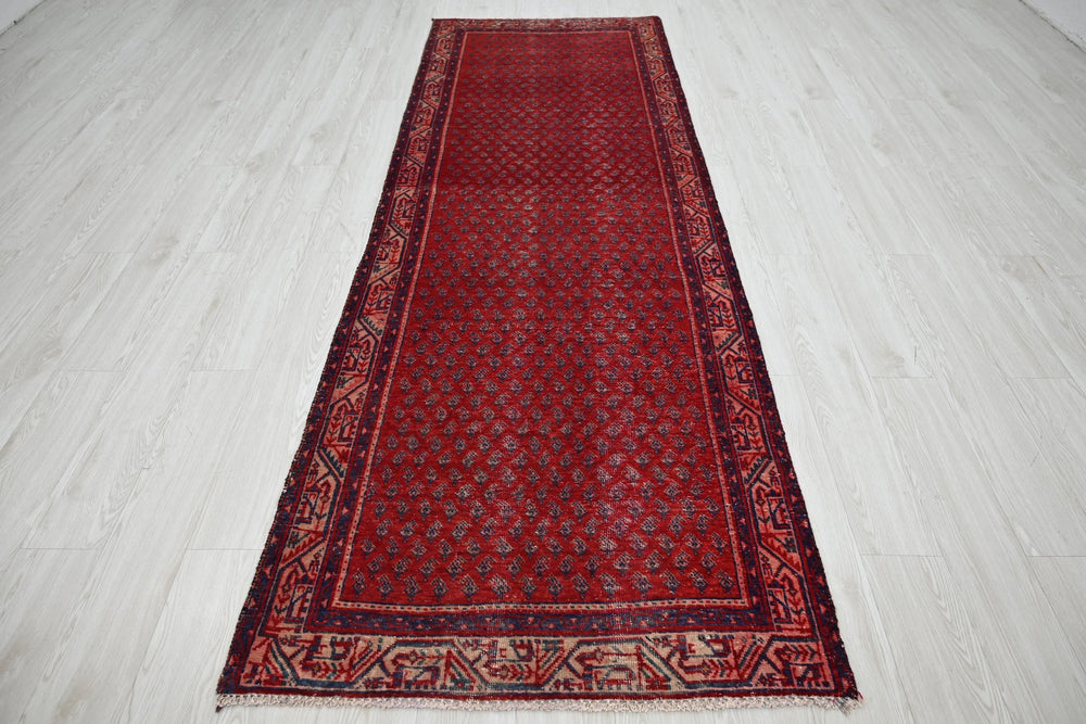 red Runner rug 3' 3" x 9' 4"