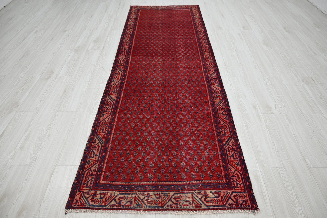 red Runner rug 3' 3" x 9' 4"