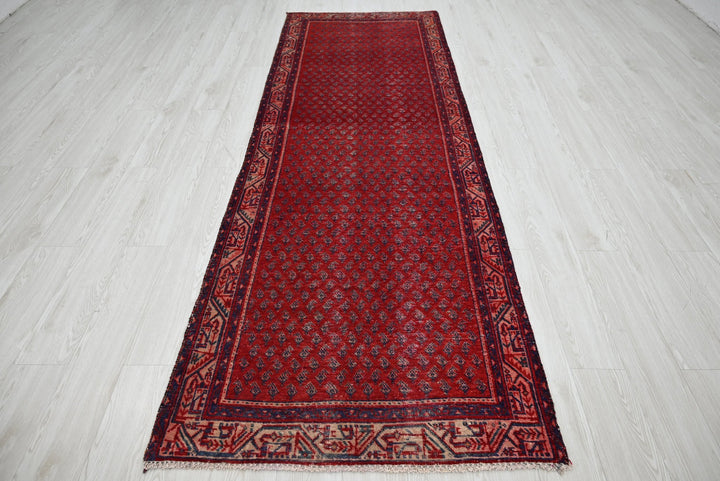 red Runner rug 3' 3" x 9' 4"