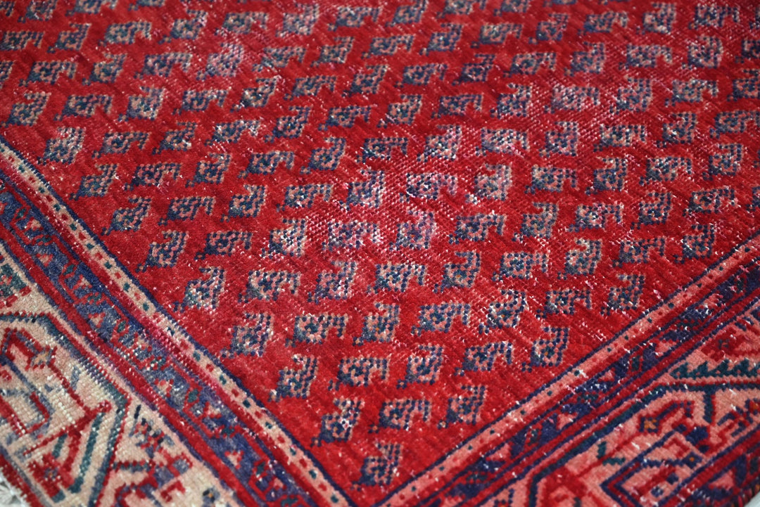 red Runner rug 3' 3" x 9' 4"