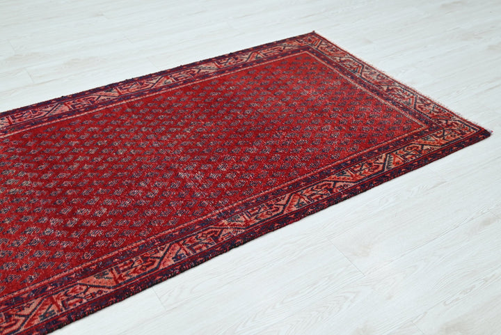 red Runner rug 3' 3" x 9' 4"