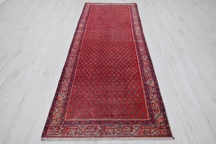 red Runner rug 3' 3" x 9' 4"