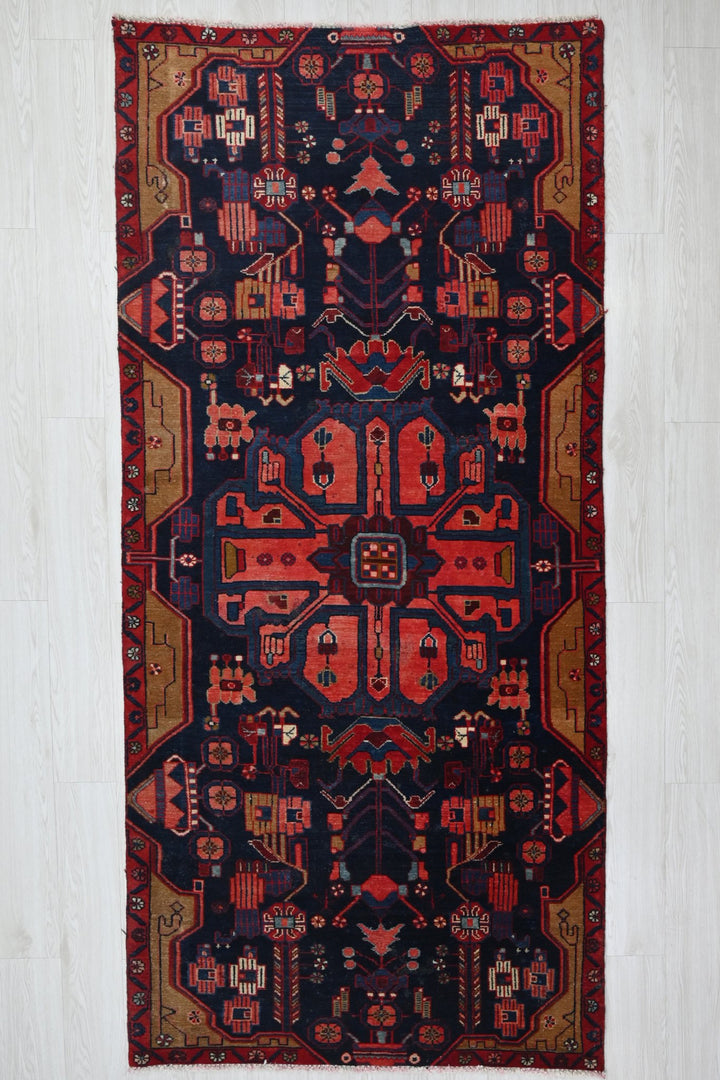 blue Medium rug 3' 10" x 8' 6"