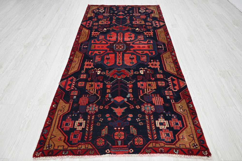 blue Medium rug 3' 10" x 8' 6"