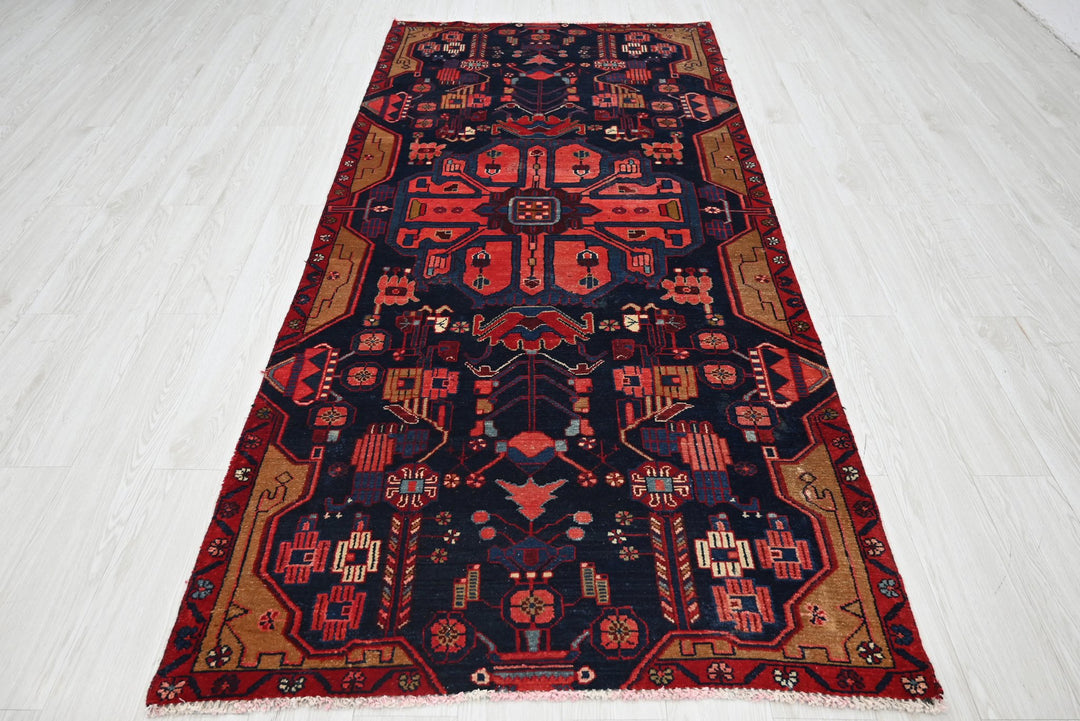 blue Medium rug 3' 10" x 8' 6"