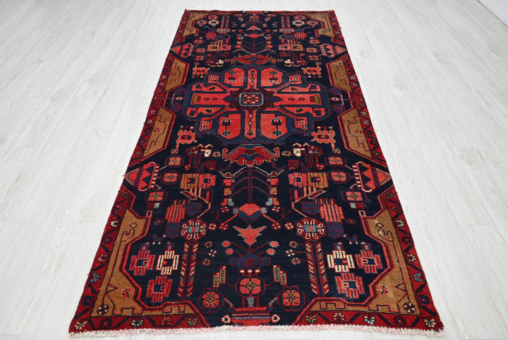 blue Medium rug 3' 10" x 8' 6"