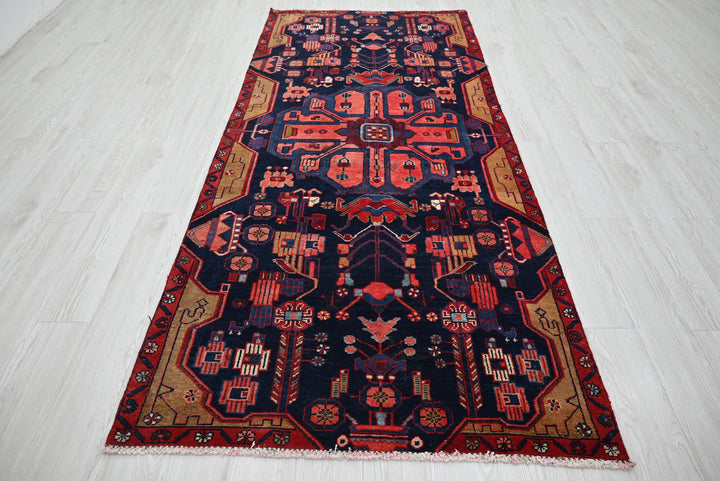 blue Medium rug 3' 10" x 8' 6"