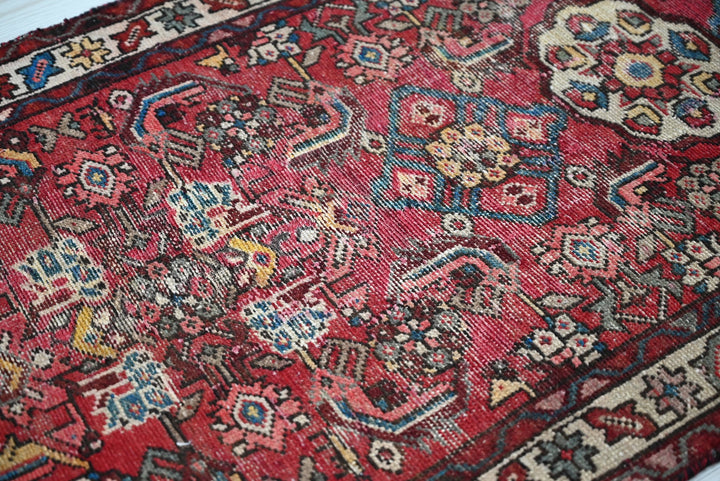 red Runner rug 2' 6" x 9' 3"