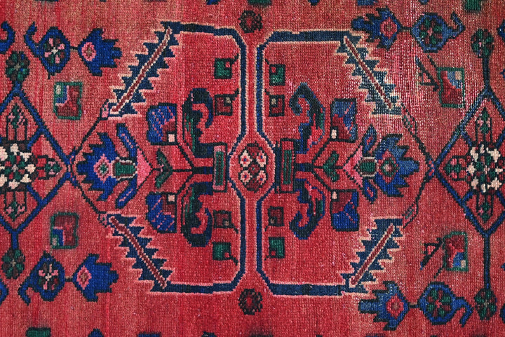 red Medium rug 3' 1" x 7' 4"