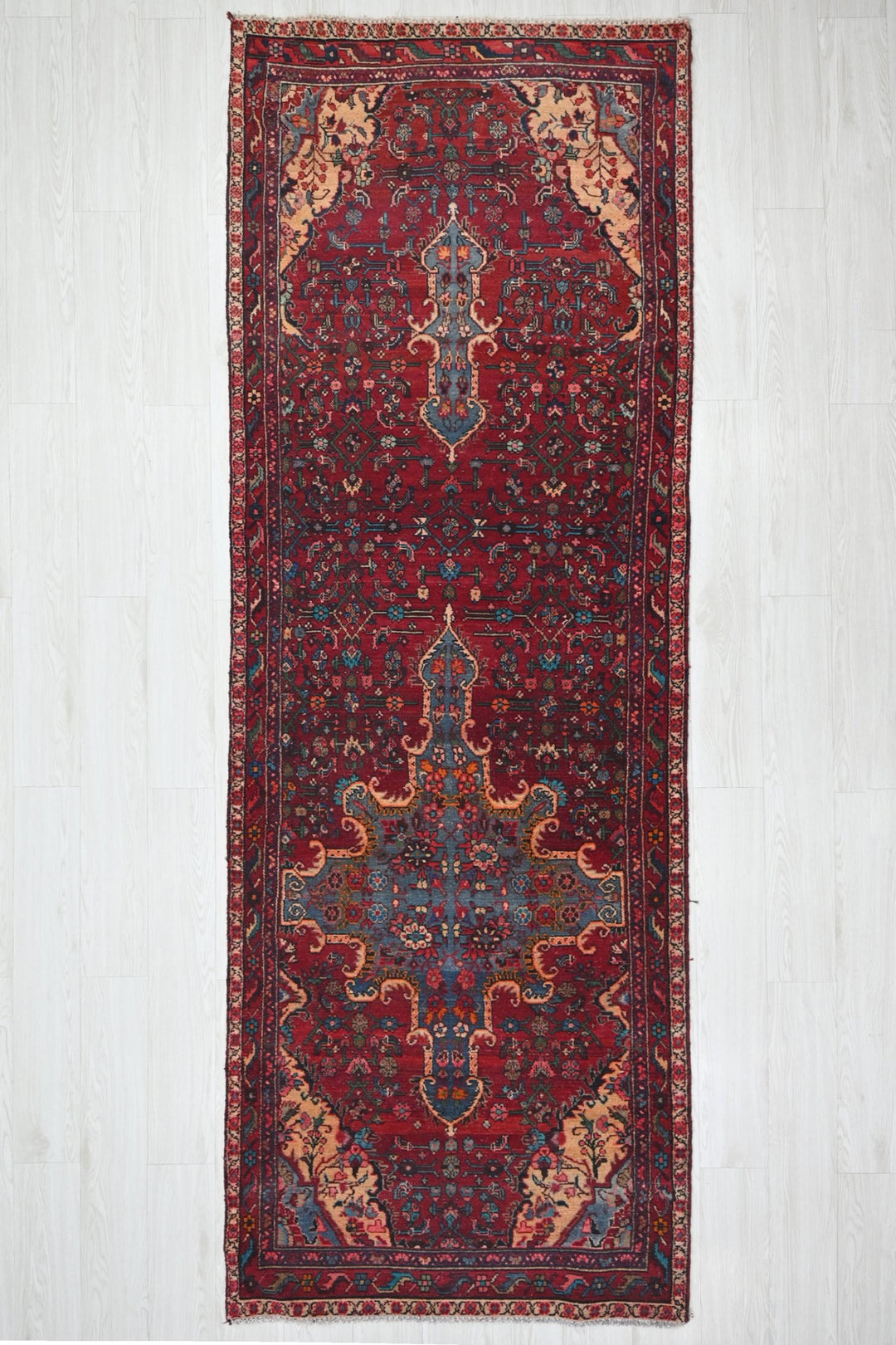 red Runner rug 3' 5" x 10' 2"