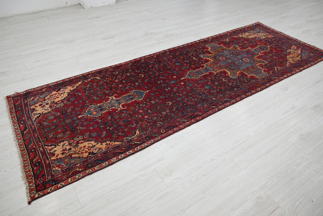 red Runner rug 3' 5" x 10' 2"