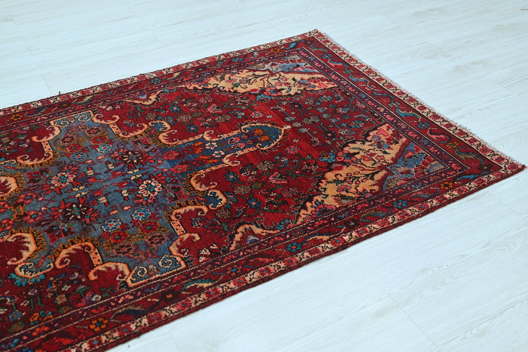 red Runner rug 3' 5" x 10' 2"