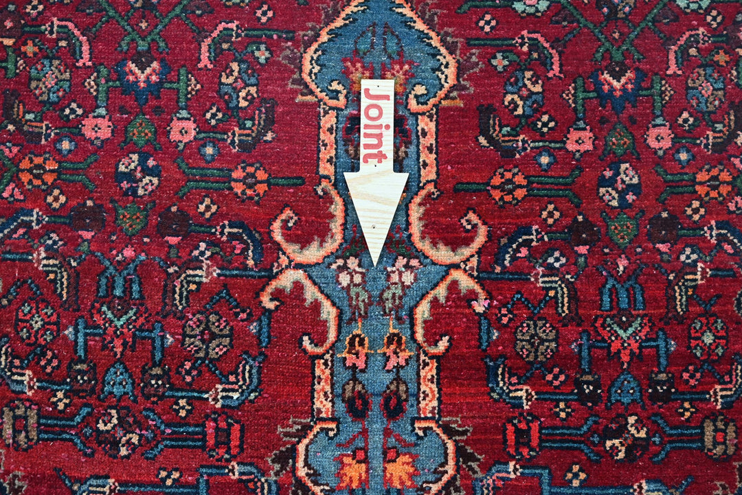 red Runner rug 3' 5" x 10' 2"