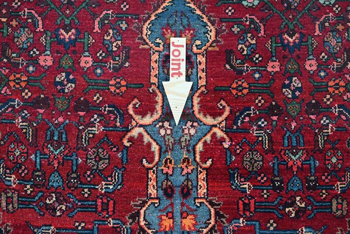 red Runner rug 3' 5" x 10' 2"