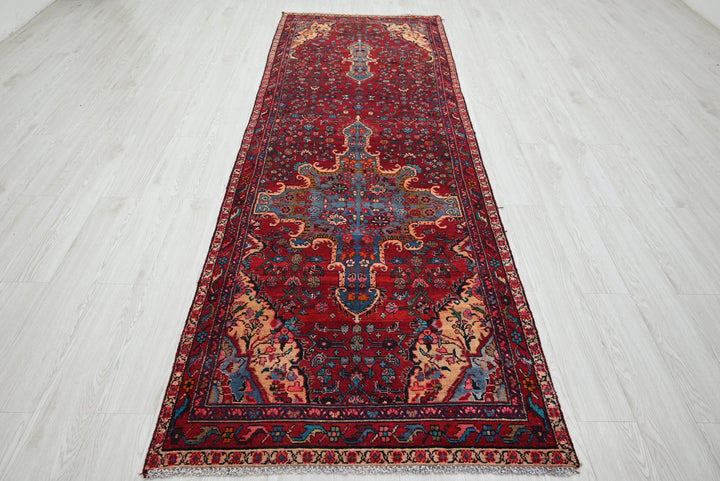 red Runner rug 3' 5" x 10' 2"