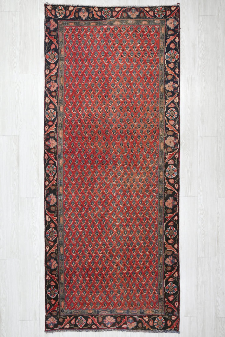 red Runner rug 3' 5" x 7' 10"