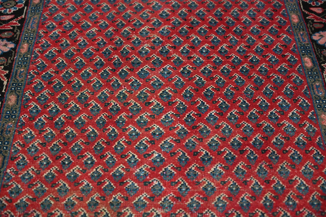 red Runner rug 3' 5" x 7' 10"