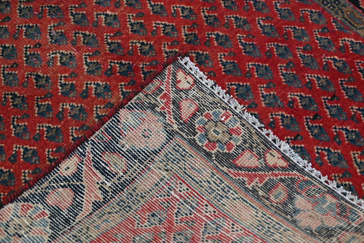 red Runner rug 3' 5" x 7' 10"