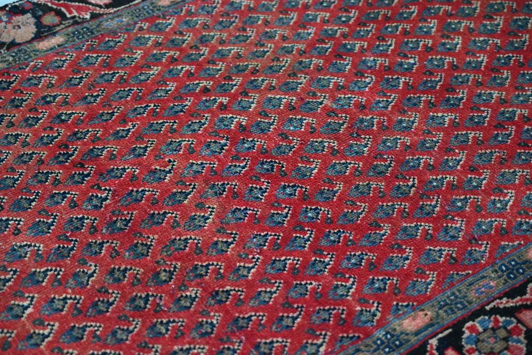 red Runner rug 3' 5" x 7' 10"