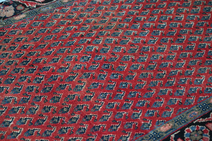 red Runner rug 3' 5" x 7' 10"
