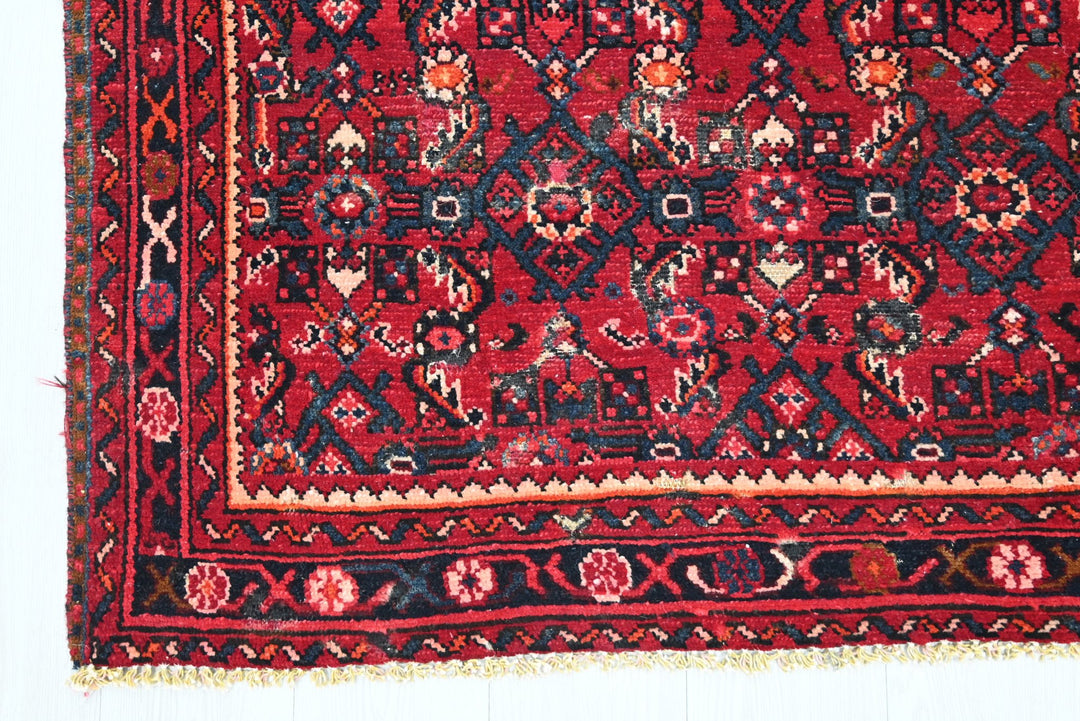 red Runner rug 4' 0" x 10' 2"