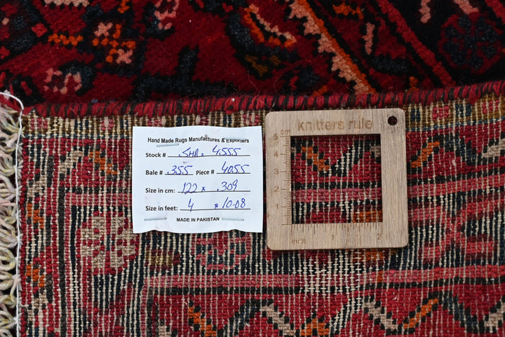 red Runner rug 4' 0" x 10' 2"