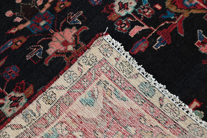 black Runner rug 3' 1" x 8' 10"