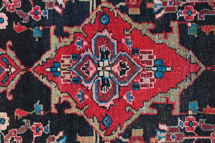 black Runner rug 3' 1" x 8' 10"