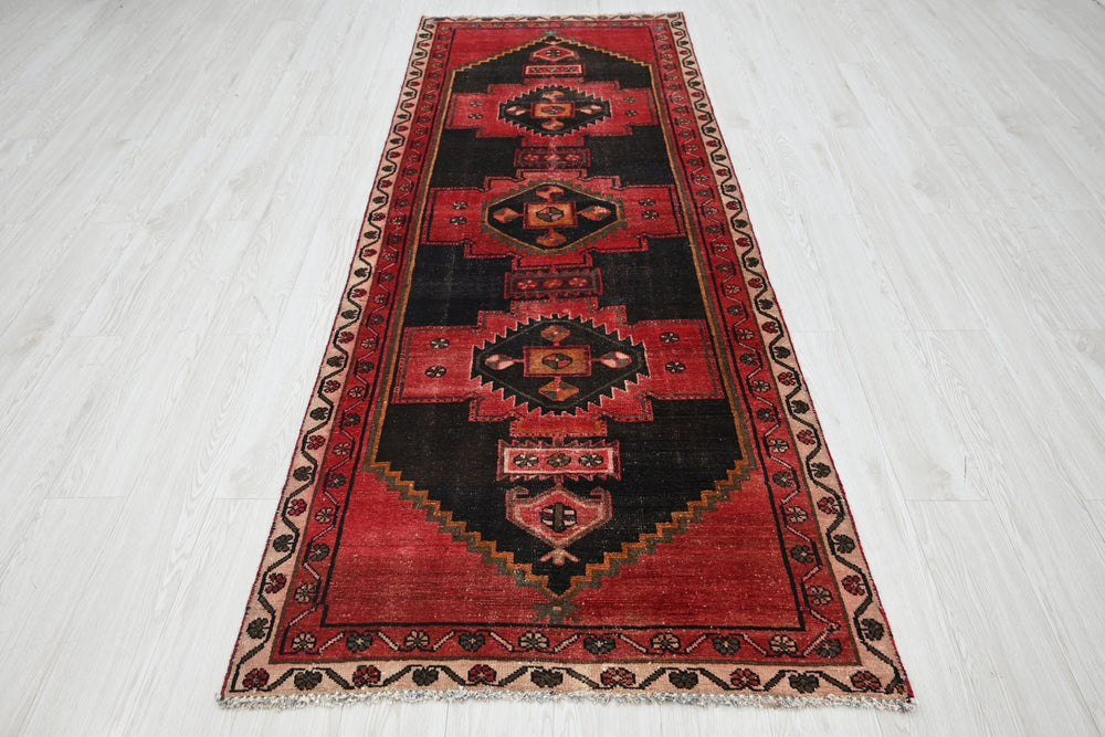 red Runner rug 3' 2" x 8' 8"