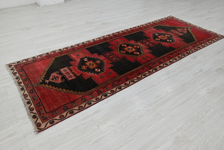 red Runner rug 3' 2" x 8' 8"