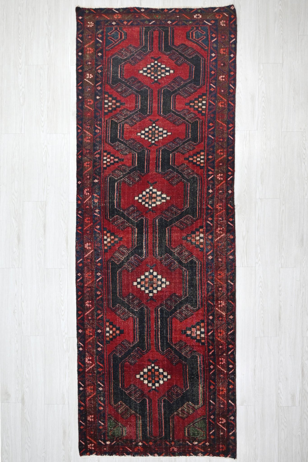 red Runner rug 3' 5" x 9' 10"