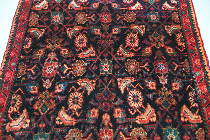 black Runner rug 2' 9" x 8' 9"