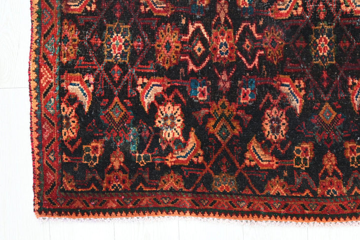 black Runner rug 2' 9" x 8' 9"