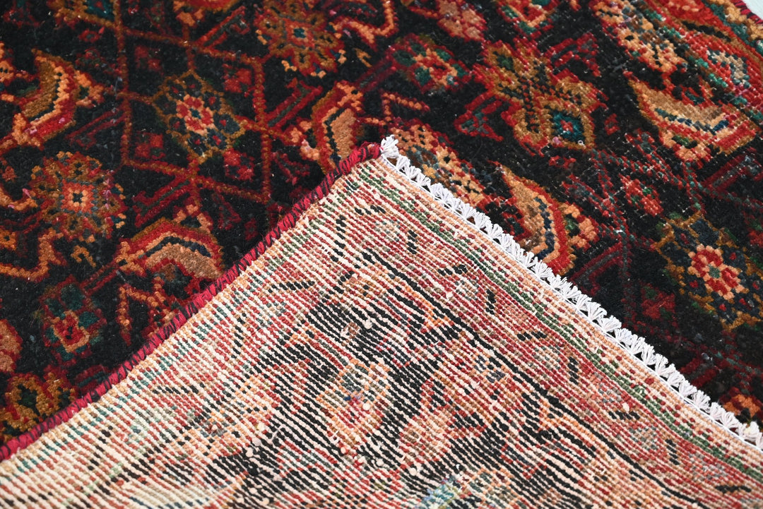 black Runner rug 2' 9" x 8' 9"