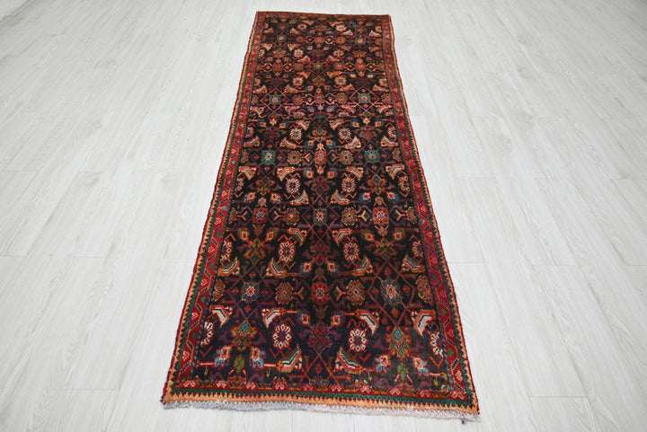 black Runner rug 2' 9" x 8' 9"