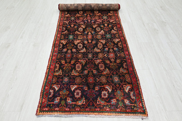 black Runner rug 2' 9" x 8' 9"
