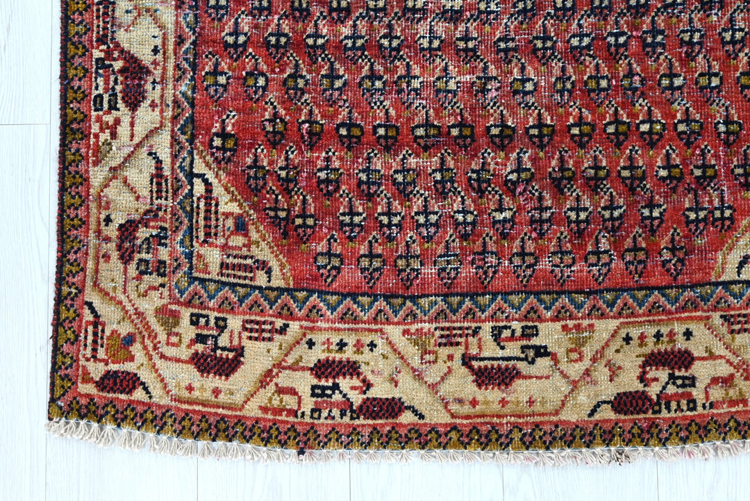 red Runner rug 3' 0" x 9' 7"