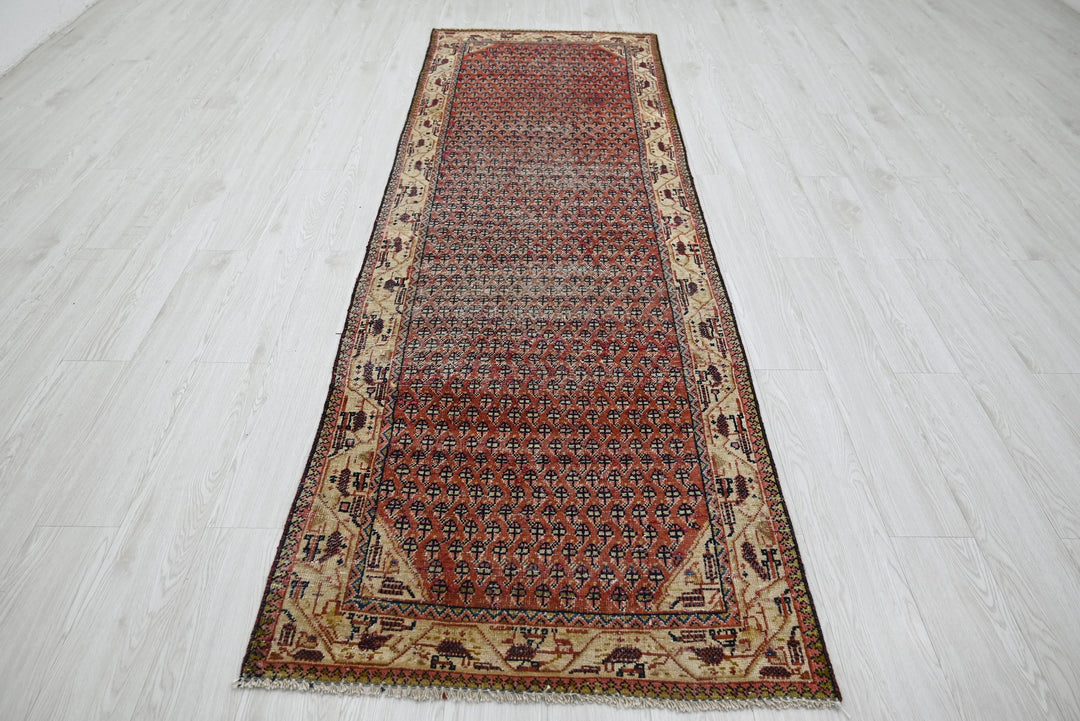 red Runner rug 3' 0" x 9' 7"