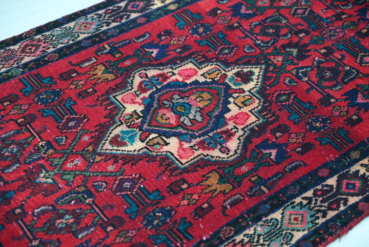 red Runner rug 2' 7" x 9' 0"