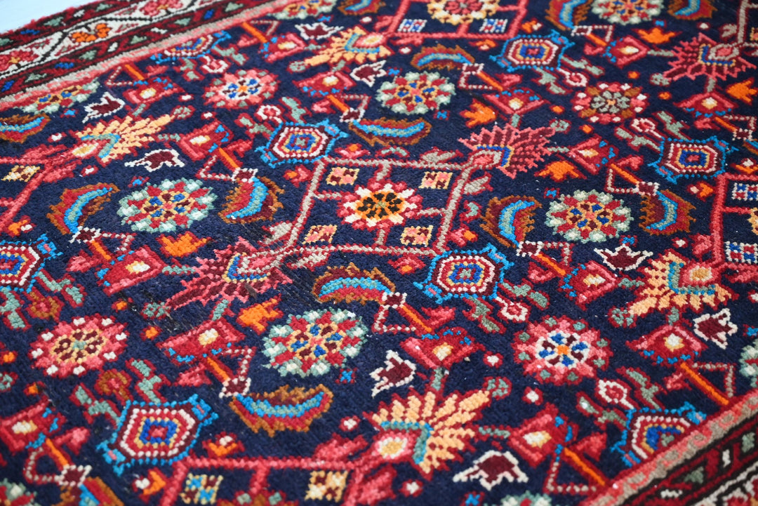 blue Runner rug 3' 7" x 10' 2"