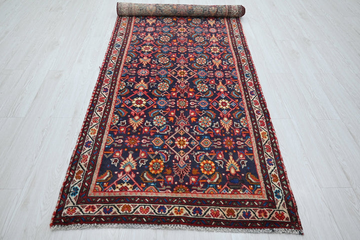 blue Runner rug 3' 7" x 10' 2"