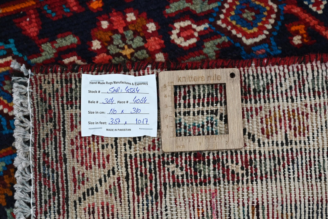 blue Runner rug 3' 7" x 10' 2"