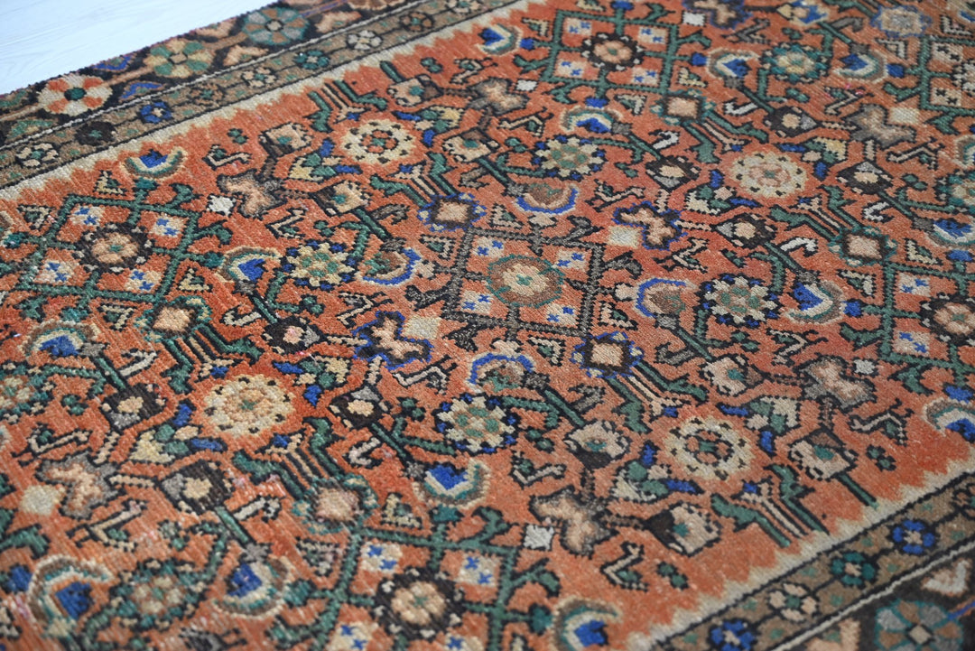 orange Accent rug 3' 0" x 6' 1"