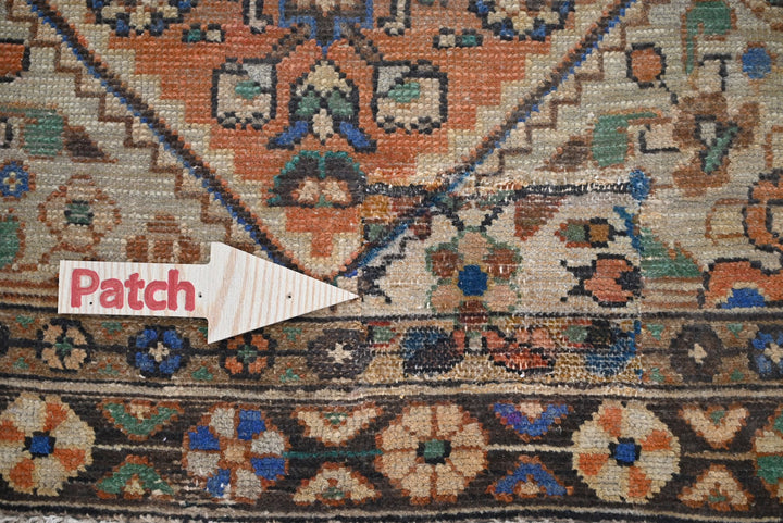 orange Accent rug 3' 0" x 6' 1"