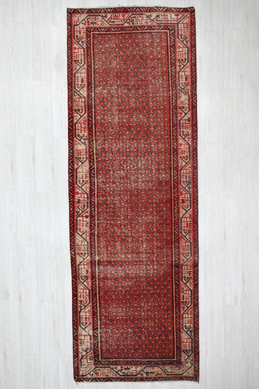 red Runner rug 3' 5" x 10' 3"