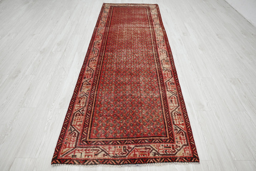red Runner rug 3' 5" x 10' 3"