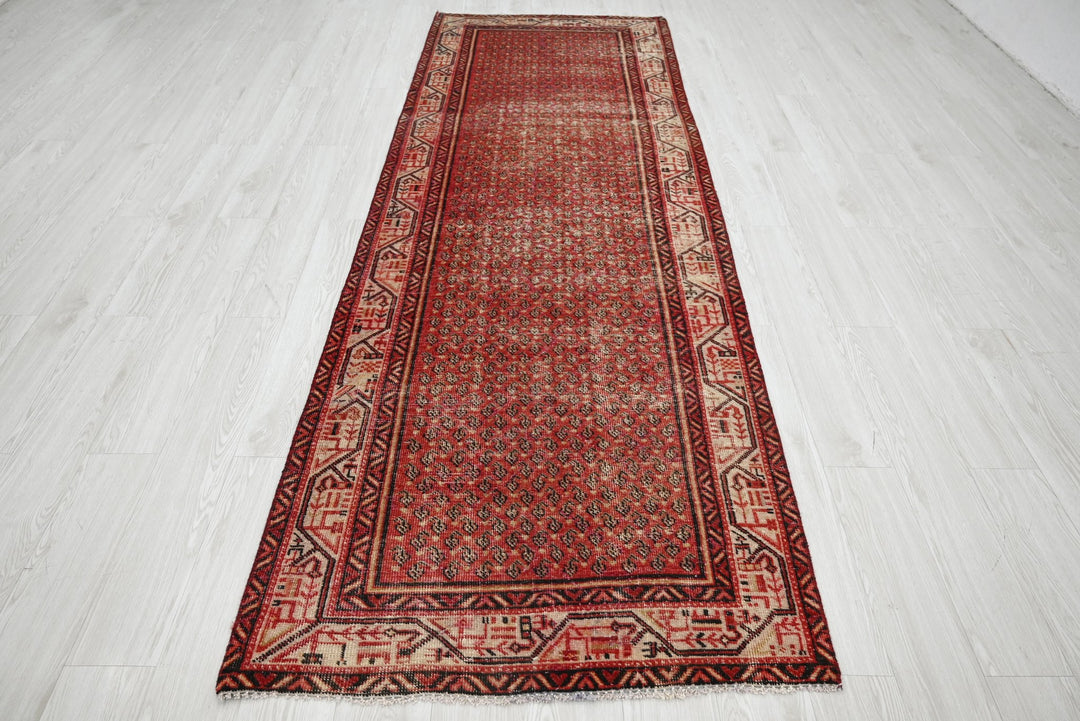 red Runner rug 3' 5" x 10' 3"